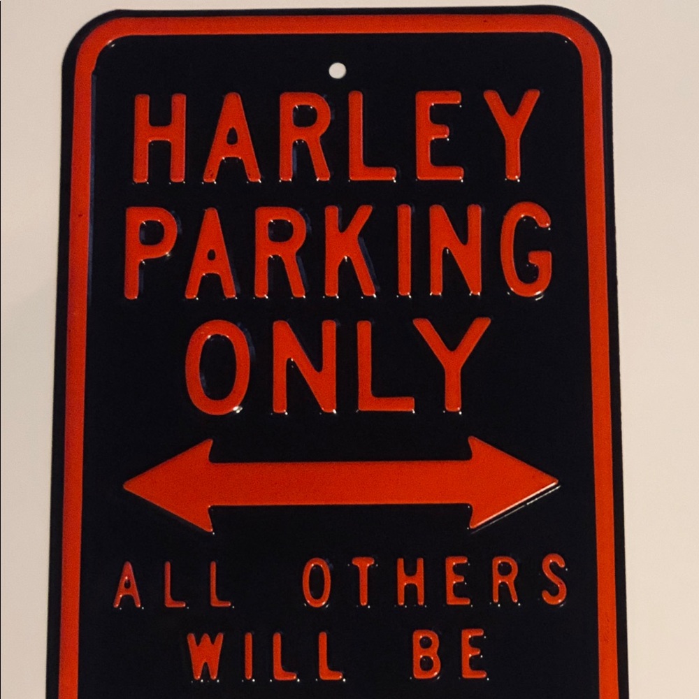 COPY - Harley Parking Sign. Bin 13